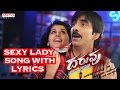 Sexy Lady Song With Lyrics Daruvu Songs Ravi Teja Taapsee Pannu Aditya Music Telugu
