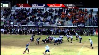 preview picture of video 'Napa v  Vacaville 10 25 13 HS Football'
