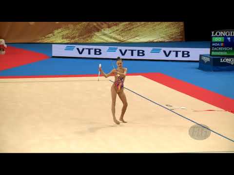 ZACREVSCHI Anastasia (MDA) - 2018 Rhythmic Worlds, Sofia (BUL) - Qualifications Clubs