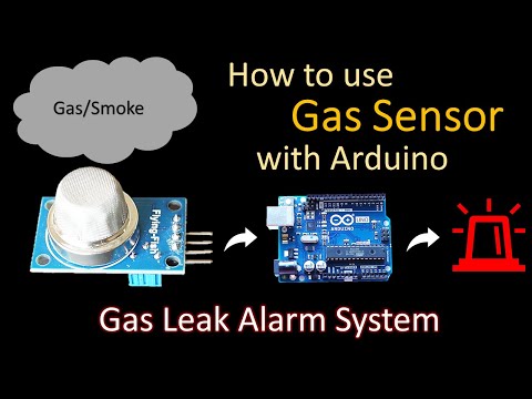 How to use Gas/Smoke sensor with Arduino | Gas leak alarm system