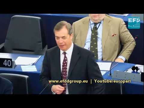 Nigel Farage to the EU following May's landslide defeat on Brexit 16/01/19