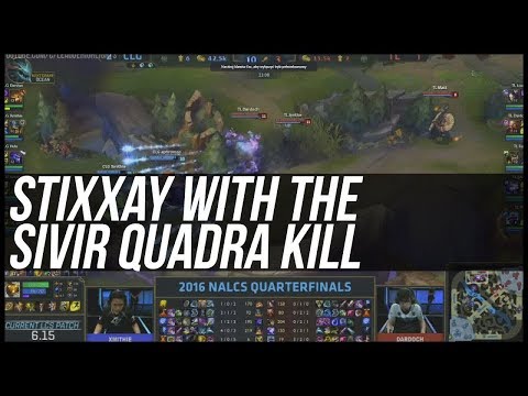 [NA Playoffs] Stixxay's Sivir Quadra Kill against Team Liquid