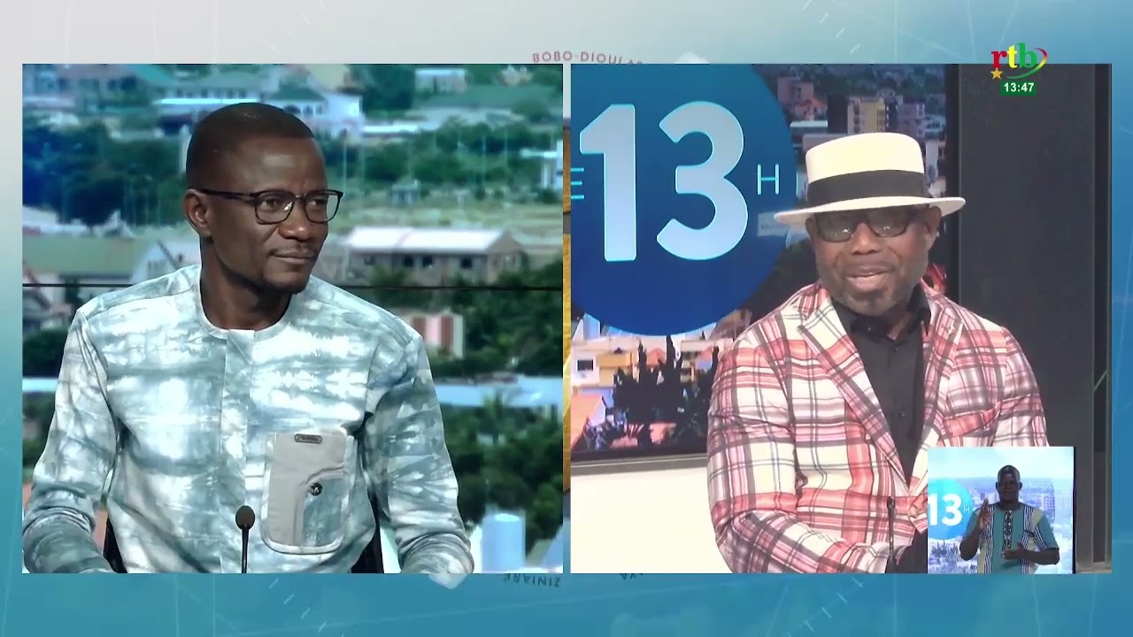 L’artiste musicien Frost Olly, invité du JT de 13H, planche sur son spectacle aux amoureux