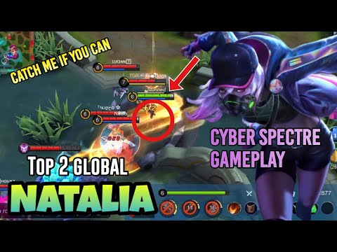 Natalia Cyber Spectre Skin | Top 1 Malaysia, Top 2 Global Natalia Gameplay by KukuUM