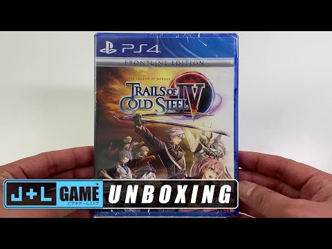 Trails of Cold Steel IV Frontline Edition Unboxing PS4