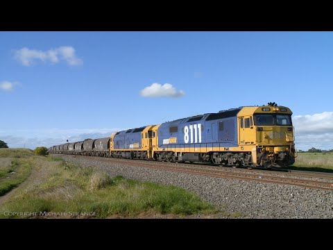 3GK6 Pacific National Grain Train With NGPF & NGKF hoppers (15/7/2020) - PoathTV Australian Railways