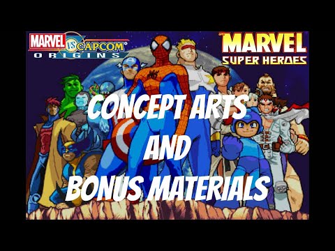 Marvel vs. Capcom: Origins and Marvel Super Heroes. Concept Arts and Bonus Materials
