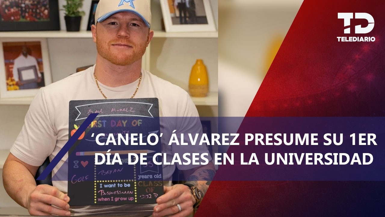 ¡De vuelta a la escuela! Saúl 'Canelo' Álvarez anuncia su regreso al colegio
