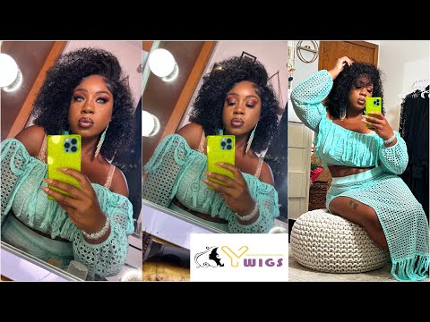 New Wig, Who Dis?! YWigs Human Hair Curly 13x6 Lace Frontal Wig