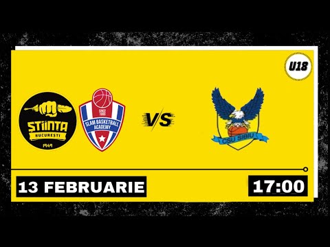 LIVE 🏀 CN U18M Știința Slam București - ABC-CSU Sibiu