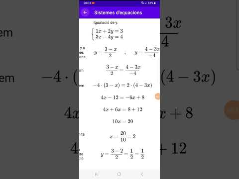 Sistemes d'equacions video thumbnail
