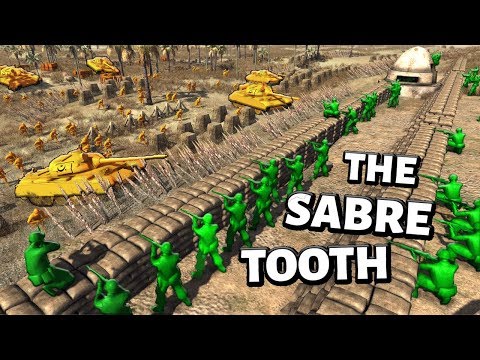 The Sabre-Tooth ! Epic Green Hill Defence - Download Army Men Strike !