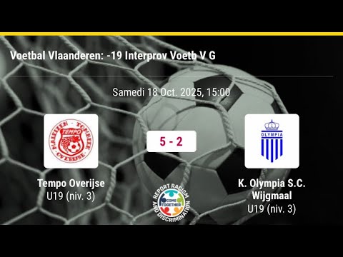 Onsay vs Tempo Overijse en tant que latéral