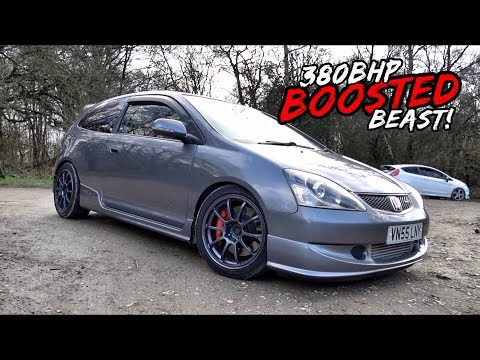THIS *380BHP TURBO'D* HONDA CIVIC TYPE R IS AGGRESSIVE AF!! U COULD WIN IT!