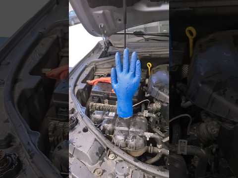 How to check for a bad head gasket with no special tools? #automobile #mechanic #autorepairtips