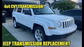 Jeep Patriot/Compass CVT 4x4 Transmission Replacement (Part 1)