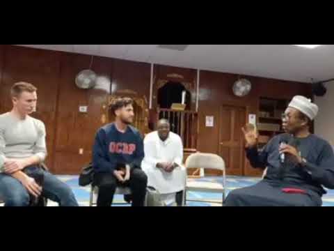 Sheikh Mohammed Awal with Christian Missionaries