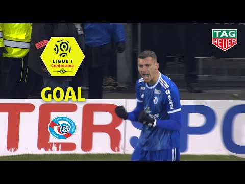Goal Ludovic AJORQUE (56') / Amiens SC - RC Strasbourg Alsace (0-4) (ASC-RCSA) / 2019-20