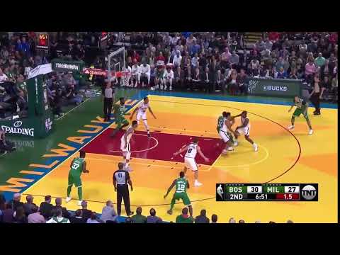 Kyrie Irving magic spin moves - Milwaukee Bucks vs. Boston Celtics - NBA - 26/10/2017