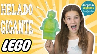 Helado gigante de Lego, divertido y fácil de hacer