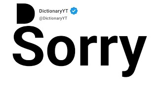 Sorry Antonyms | Opposite Words 