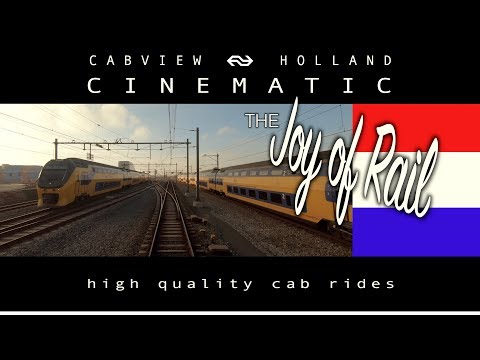 PARALLEL ACTION Utrecht - Hoofddorp Opstel CABVIEW HOLLAND [CINEMATIC] VIRM 25nov 2019