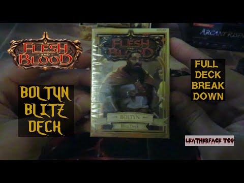 FLESH AND BLOOD- Boltyn Blitz Deck (Monarch) {LeatherfaceTCG}