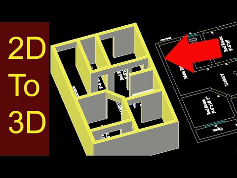 AutoCAD 3D House Modeling Tutorial Beginner - Civil Engineering