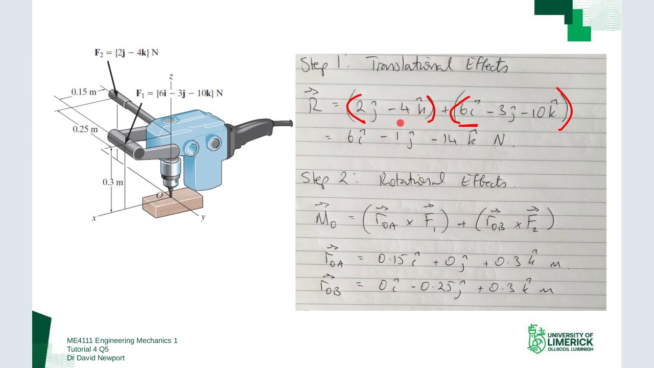 ME4111 Tutorial Sheet 4 Q5