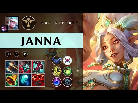 Janna Support vs Taric - KR Diamond Patch 25.22