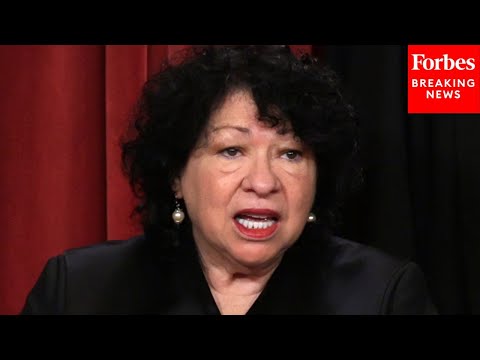 'I Don't Understand That Theory': Sonia Sotomayor Presses Lawyer On Subpoena Rights