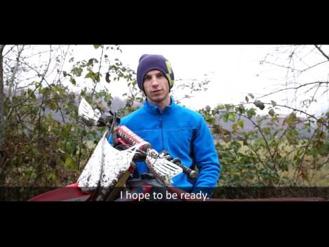 Maxime Desprey s'entraîne sur la Honda JTech Racing