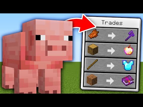 Insane Mob Trading in Minecraft - Rare OP Items!