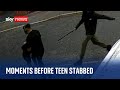 CCTV Shows Moment Before Two Teenagers Stabbed 16 Year Old Ronan Kanda To Death