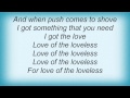 Eels Love Of The Loveless Lyrics