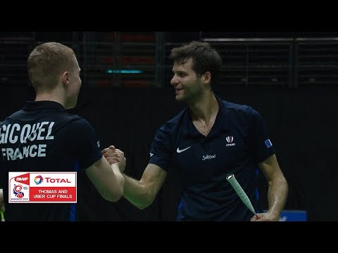 Thomas Cup | Labar's smash secures win for France | BWF 2018