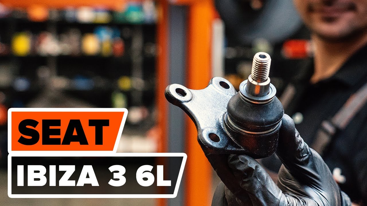 Πώς να αλλάξετε μπαλάκια ψαλιδιών εμπρός σε Seat Ibiza 6L1 - Οδηγίες αντικατάστασης