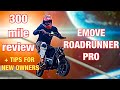 Emove Roadrunner Pro | 300 MILE REVIEW | Important tips for new owners | Electric Scooter Academy