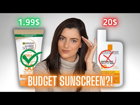 SUNSCREEN UNDER 2$?! Budget Friendly Sunscreen Gem Garnier Ambre Solaire Hydra 24 SPF 30 Review