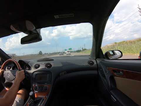 2006 MERCEDES BENZ SL600 DESIGNO ESPRESSO EDITION BI-TURBO V12 HARDTOP CONVERTIBLE DRIVING VIDEO