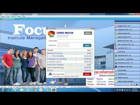 Creating course master in Focus Plus video