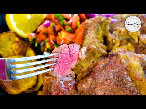 Fried Beef Steak Recipe From a Tri Tip Beef Roast |...