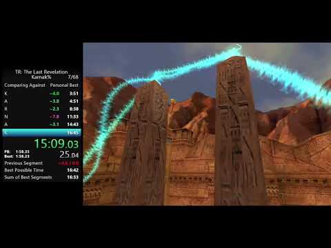 Tomb Raider: The Last Revelation - Category Extensions - Karnak% Glitchless Speedrun - 16:43