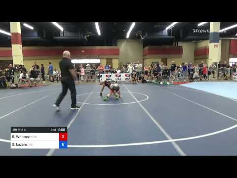 70 Lbs Rr Rnd 4 - Remy Whitney, Standfast Wrestling Club Vs Sophia Lazaro, California Grapplers 3a