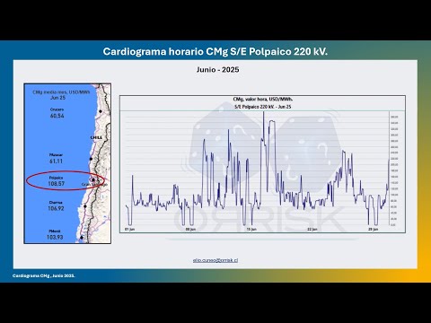 Cardiograma CMg Chile, Junio 2025