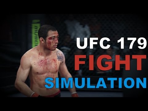 EA Sports UFC Fight Simulation - Jose Aldo vs Chad Mendes 2 Plus Commentary