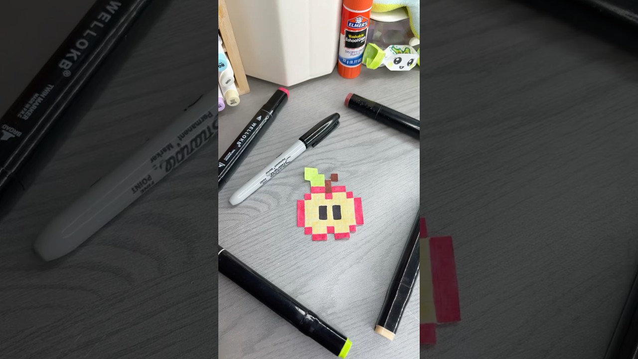 🍎Cute Mini Pixel art ideas!? #pixelart #pixelartideas #art