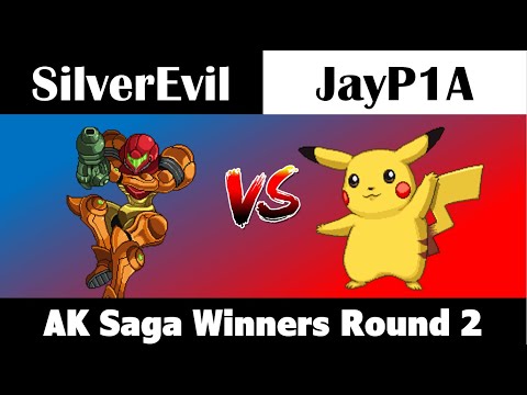 AK Saga: SilverEvil (Samus) vs JayP1A (Pikachu) - Winners Round 2 SSF2