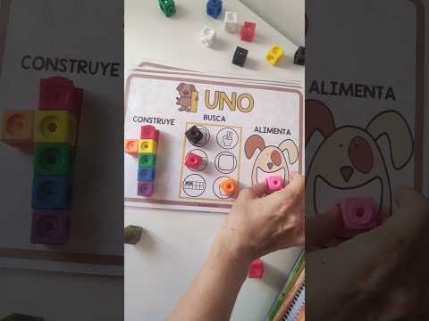 ABN. Sentido numérico. Números con Policubos. Educación Infantil.