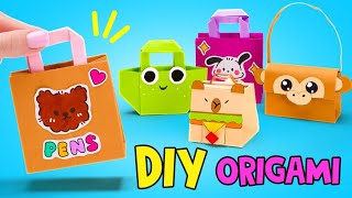 📄 Origami Bag Tutorial! Make Cute Animal Bags from JUST Paper